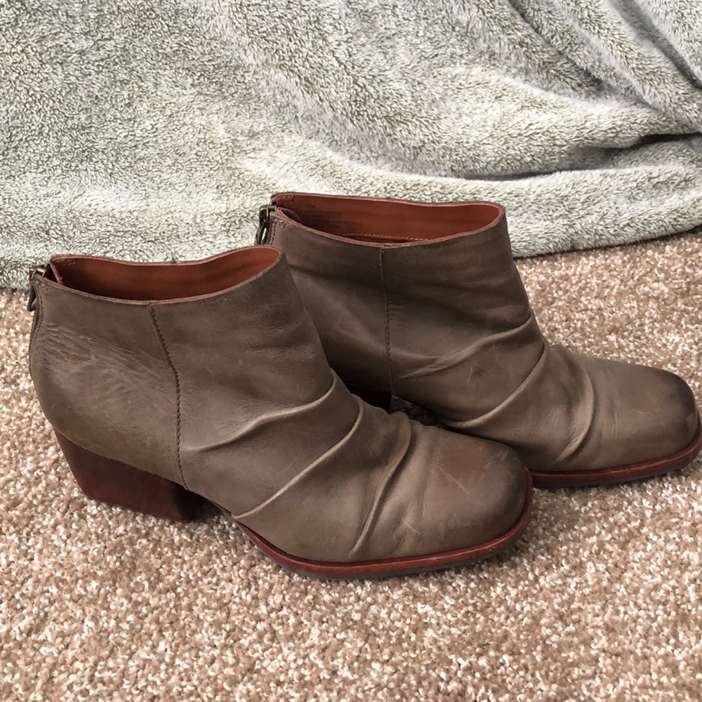 Kork-Ease Gray Short Boots